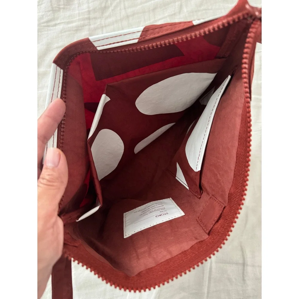 Storq Kit Bag Geometric Abstract Nylon Zipper Pouch Organizer